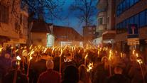 В столицата се проведе факелно шествие в памет на генерал Христо Луков