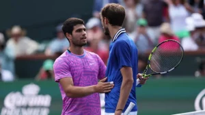 Медведев прекъсна серията на Алкарас и ще спори със Синер за титлата в Индиън Уелс