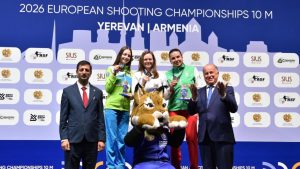 Антоанета Костадинова с бронзов медал на ЕП по спортна стрелба в Ереван