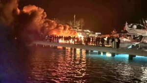 Пожар в Бодрум потопи 7 луксозни яхти, щетите надхвърлят 100 млн. долара