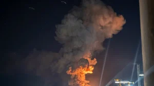 Украйна извърши масирана атака с дронове срещу стратегическото пристанище Новоросийск