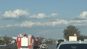 Тежка катастрофа затруднява движението на изхода на София към АМ „Тракия“