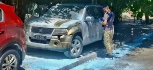 Запалиха два автомобила на българското посолство в Скопие