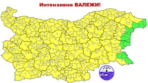 Жълт код за гръмотевични бури и градушки в почти цялата страна на 2 юли