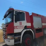 Пожар избухна в депото за отпадъци край Созопол, огънят е потушен