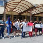 Протест на медиците от Центровете за спешна медицинска помощ в Шумен